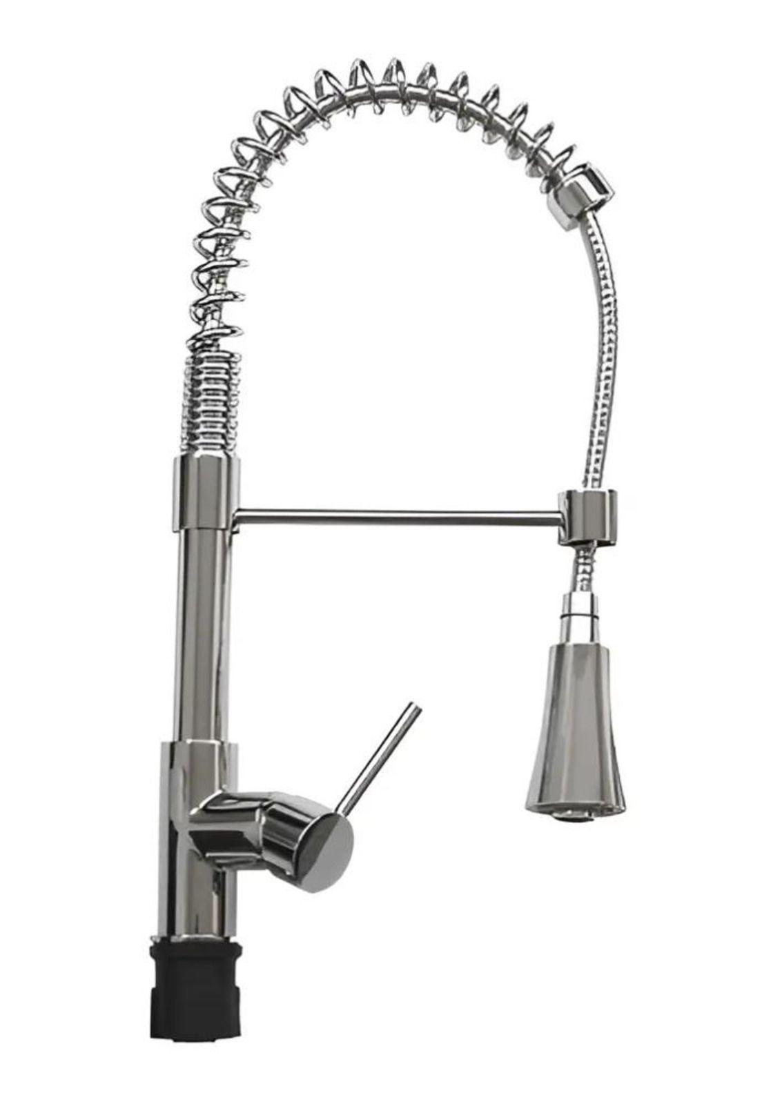 Grifo Monomando Profesional Täumm Con Cuello Extensible Para Lavaplatos-0