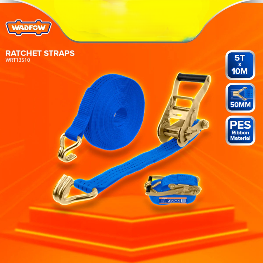 Eslinga Con Trinquete 50mmx10m 5 Toneladas Wadfow Wrt13510-2