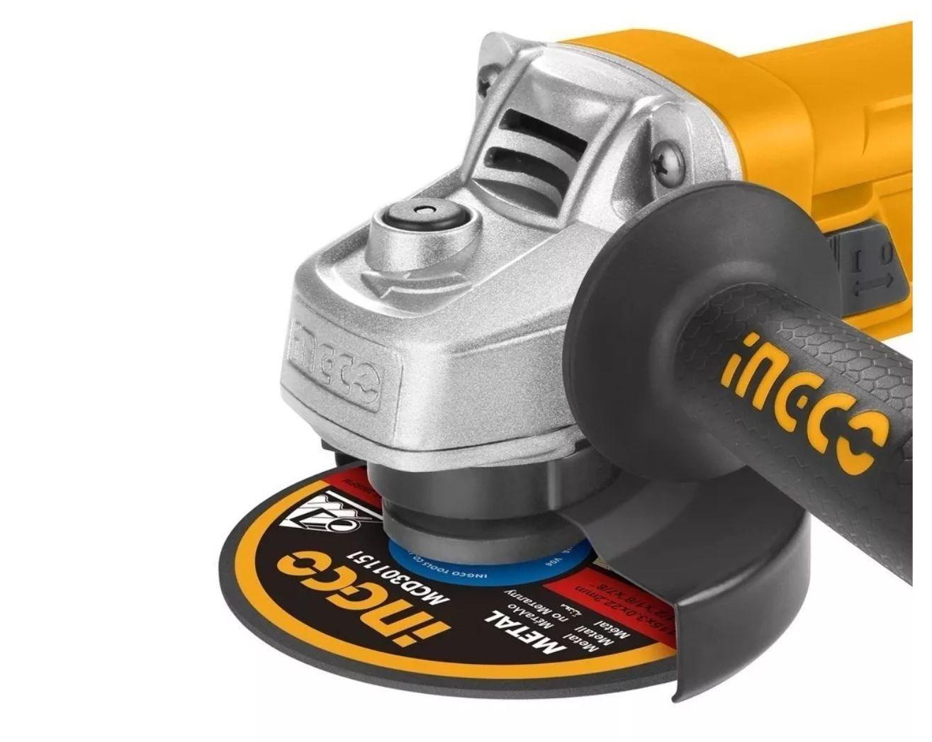 Esmeril Angular Eléctrico Ingco 950 W 115 Mm Industrial -2