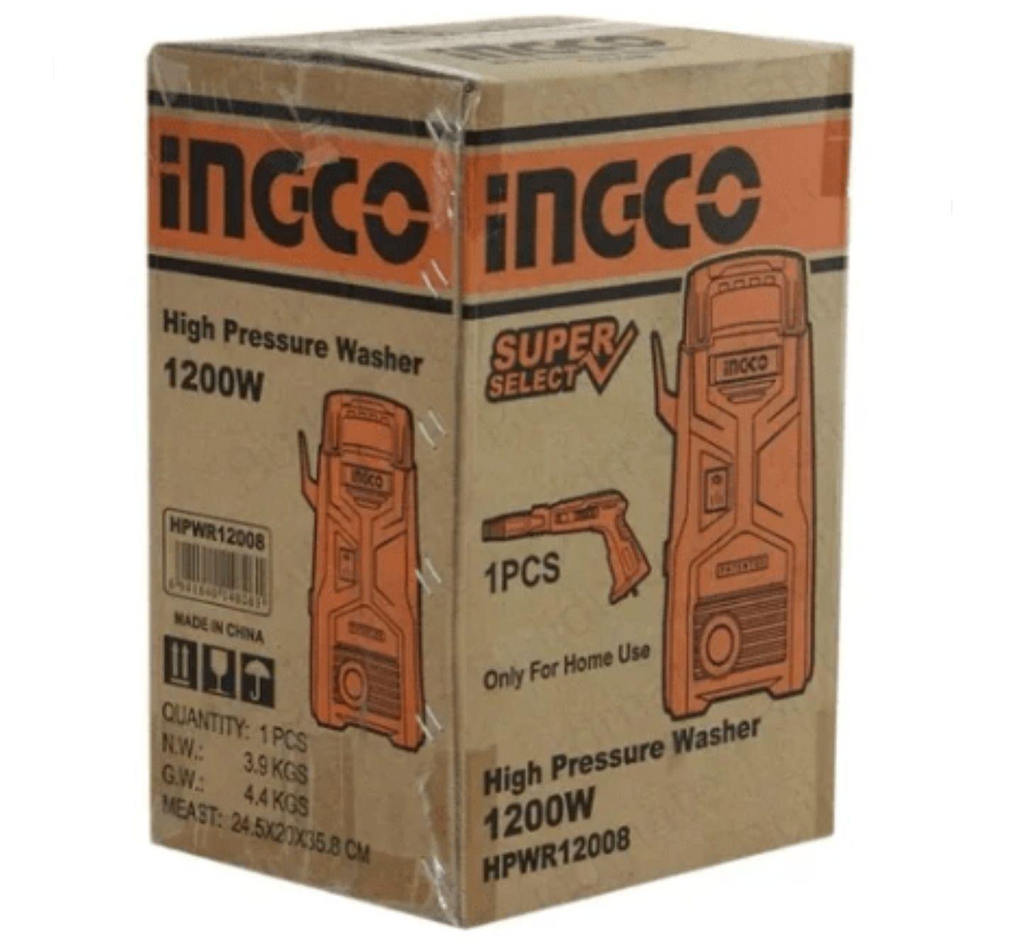 Pack Hidrolavadora Ingco 1200 W + Paño Microfibra + Aromatizante -6