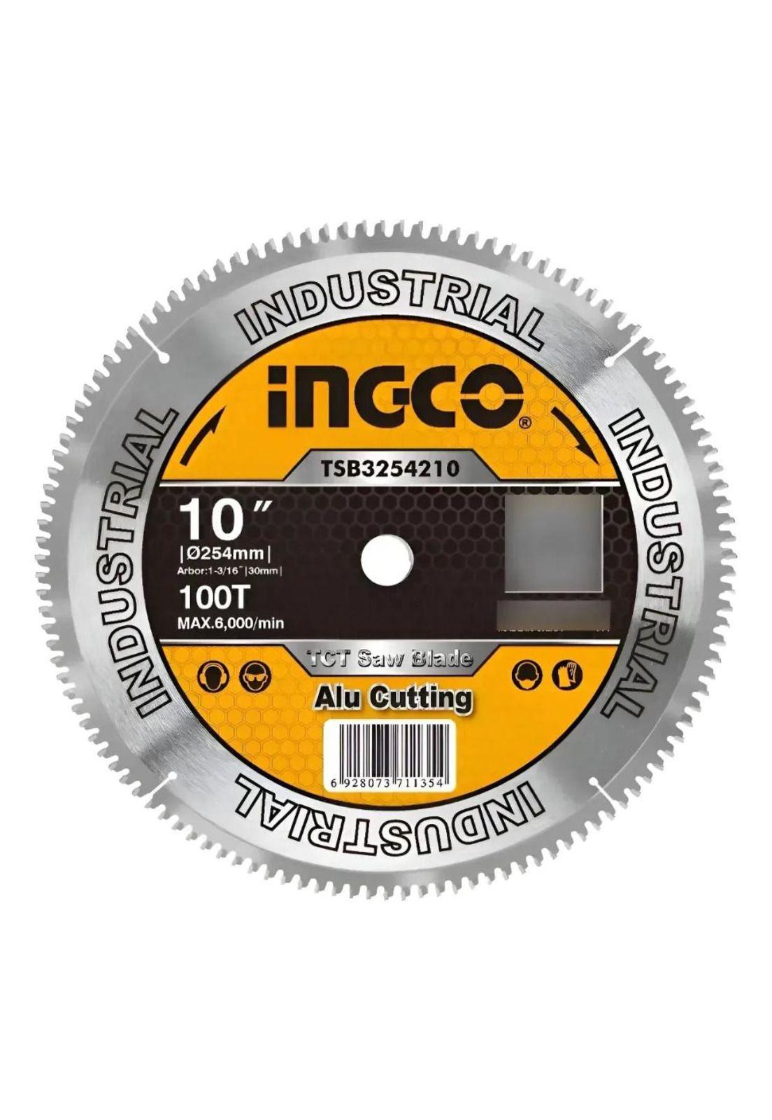 Disco De Sierra Ingleteadora Industrial Ingco 100t 10 Pulgad Plata-1