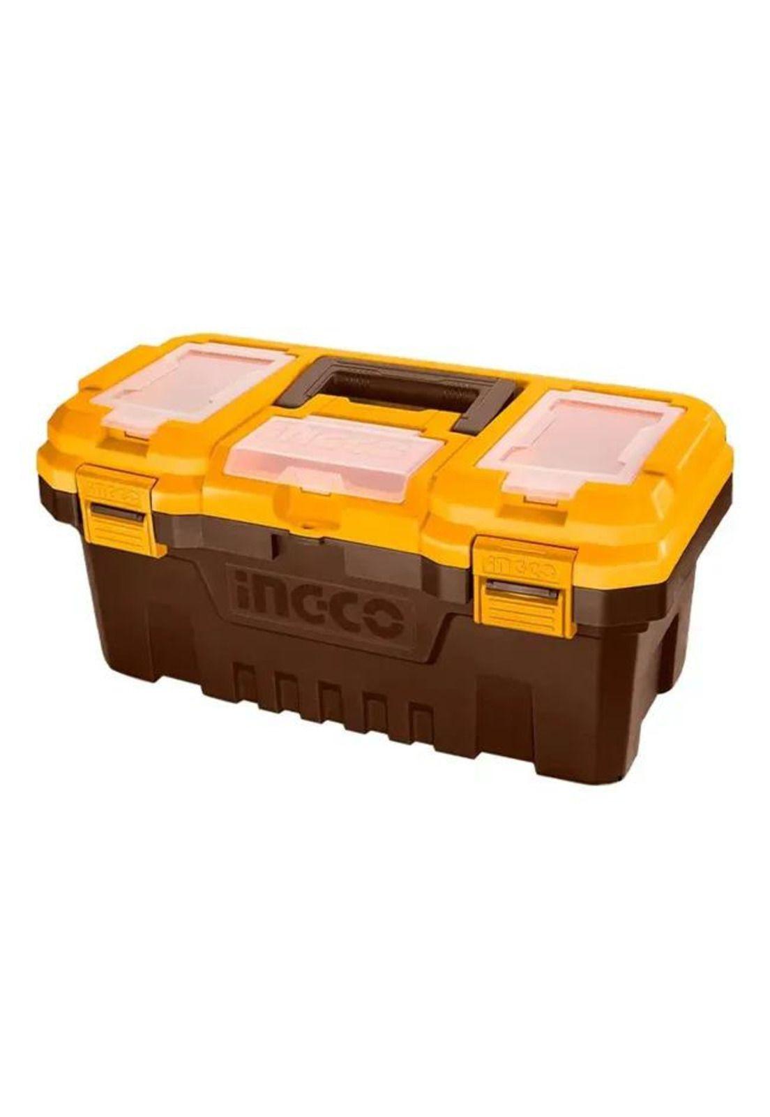 Caja De Herramientas Plastica 20pul Ingco 39lt 508x296x261mm Negro-0