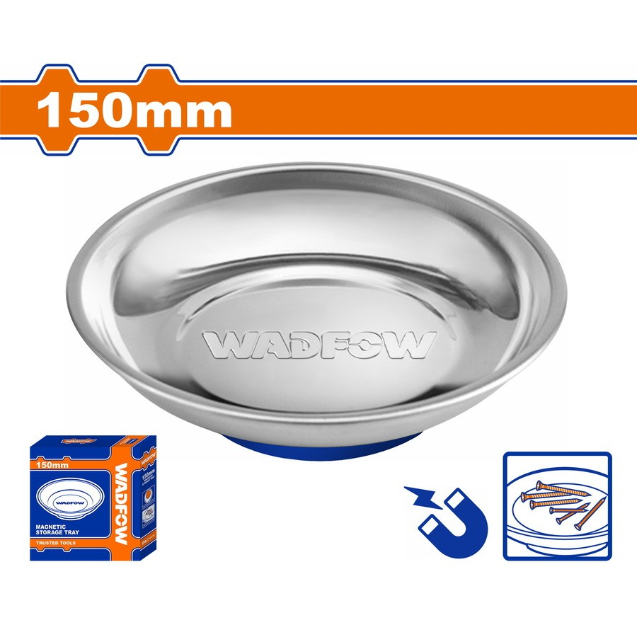 Bandeja Magnetica Circular Redonda 150mm Wadfow Wmc6001-6