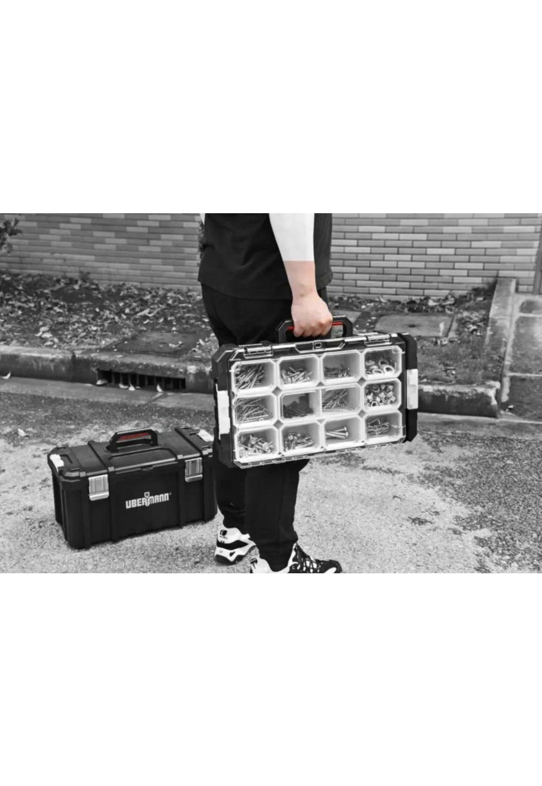 Carro Modular Porta Herramientas Ubermann 3 En 1 (98x63x37) Negro/blanco/rojo-8