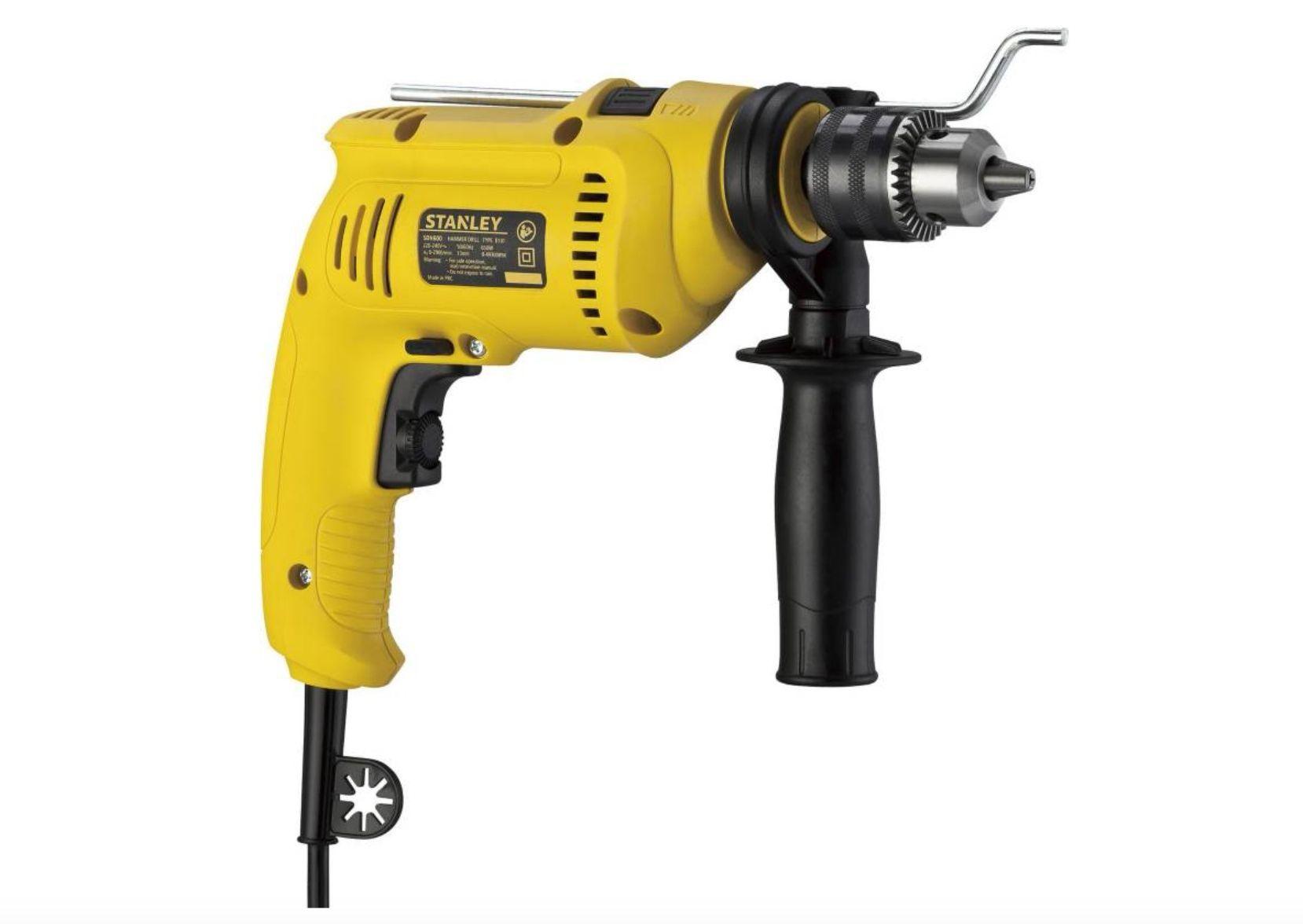 Kit Pack Stanley Taladro Percutor 600w + Caja Herramientas + 9 Brocas-2