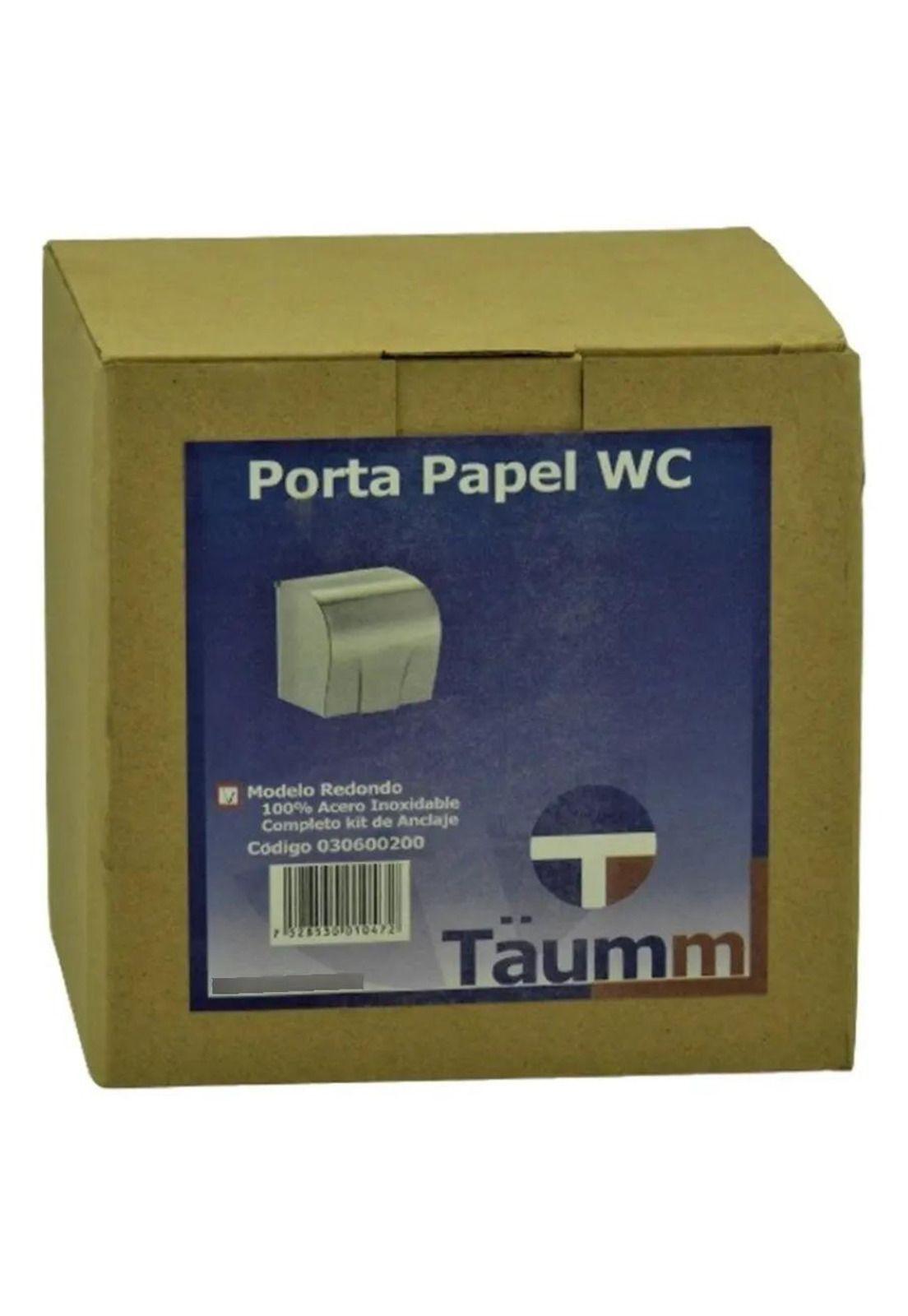 Porta Papel Higiénico Wc Metalico Redondo-5