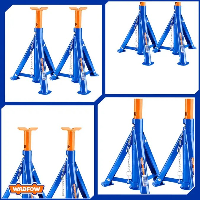 Set Banquillos Elevacion 2 Piezas 3 Toneladas Wadfow Whj3503-3