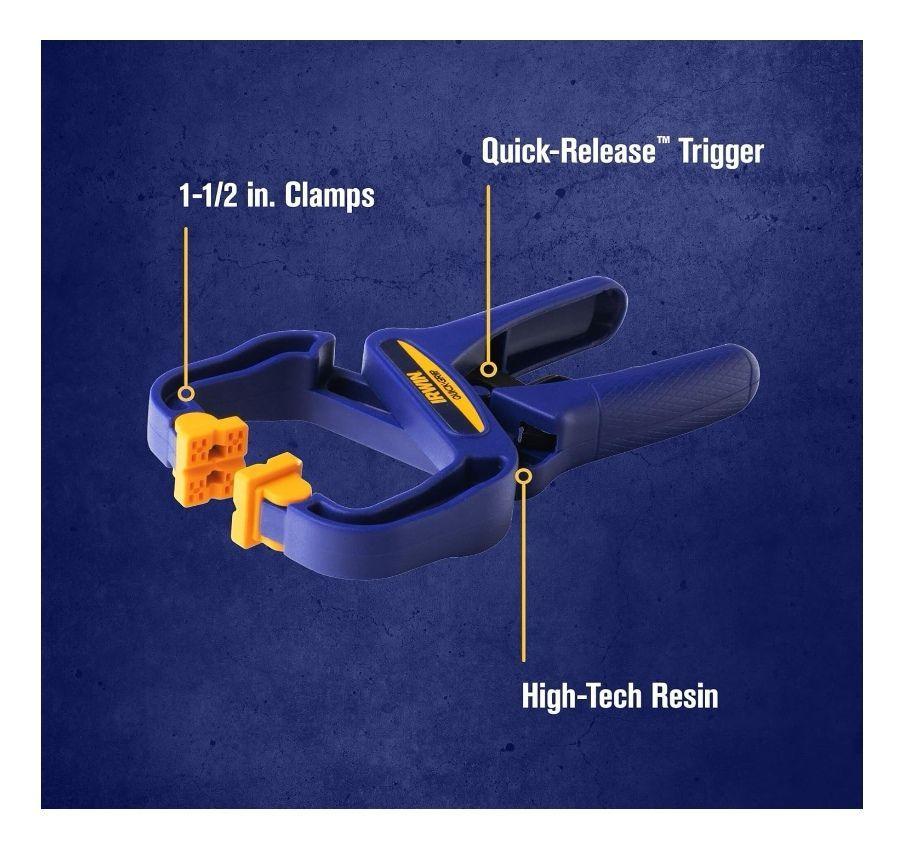 Prensa De Mano Handi Clamp 38mm 1.5 Irwin Quick-grip 59100cd-4