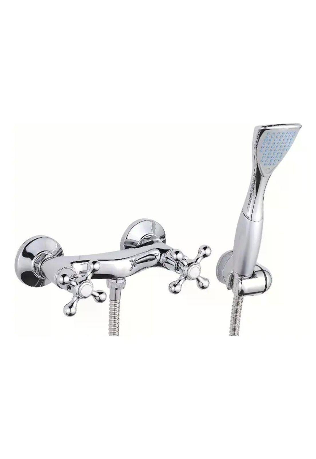 Llave Combinación Ducha Bonn Taumm Con Flexible Mango Ducha Cromado Cromado Brillante-2