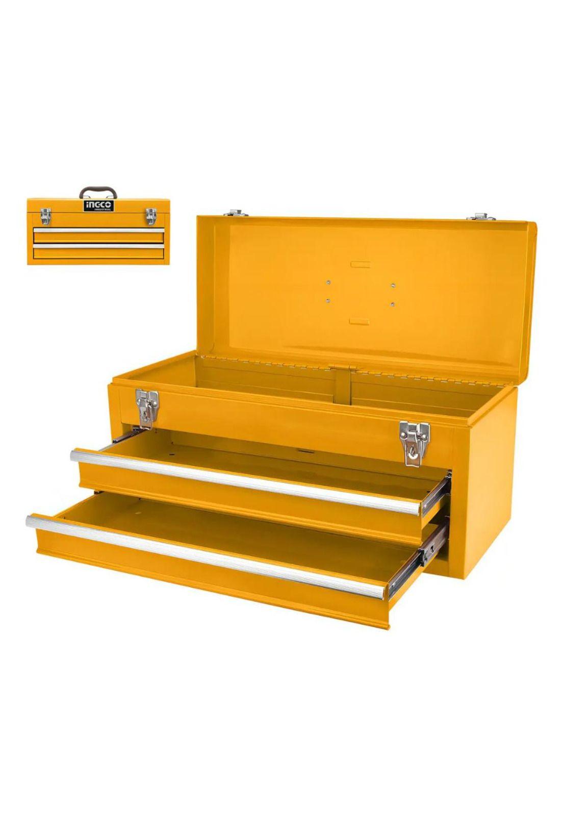 Caja De Herramientas Ingco Ica Industrial 28lt 520x218x243mm Amarillo-1