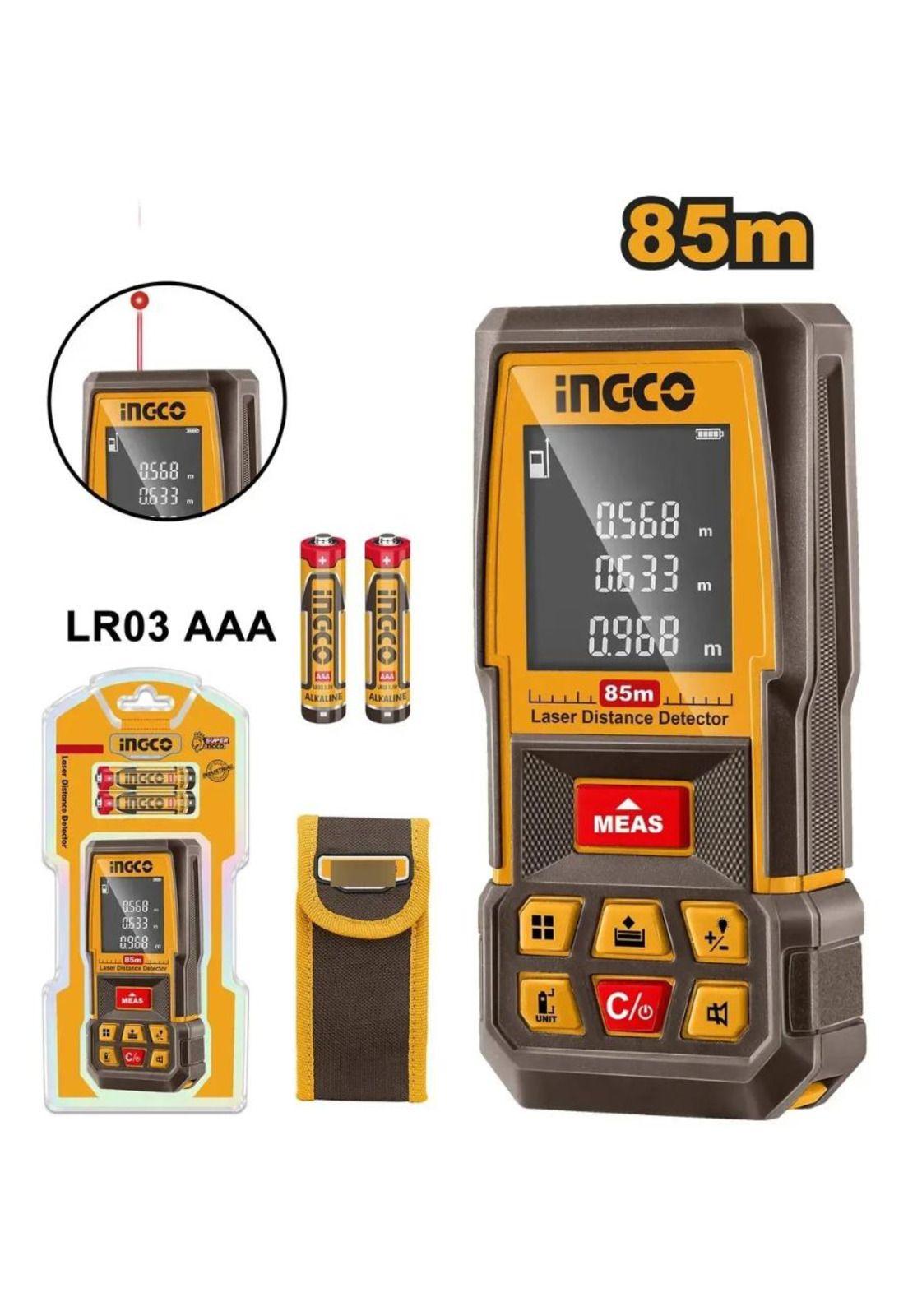 Medidor De Distancia Laser 85m Ingco Hldd07085-1