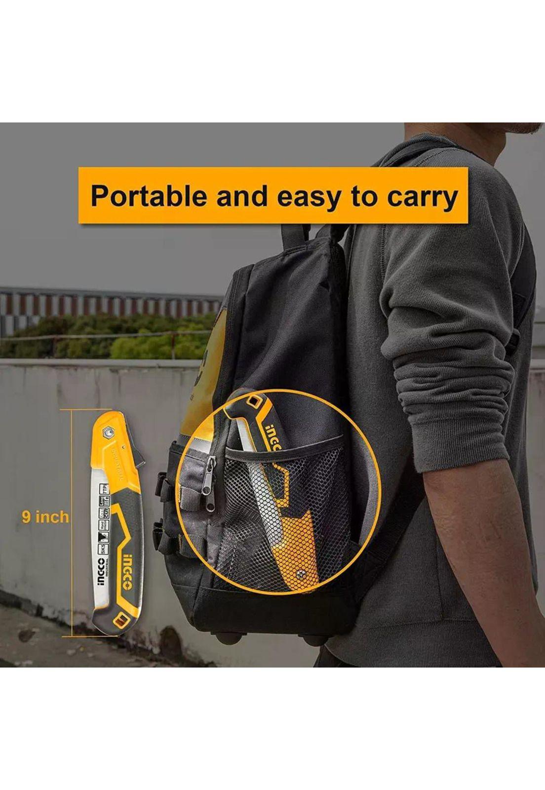 Serrucho Plegable Multiuso De Poda 180mm 7p Ingco Hfsw1806-4