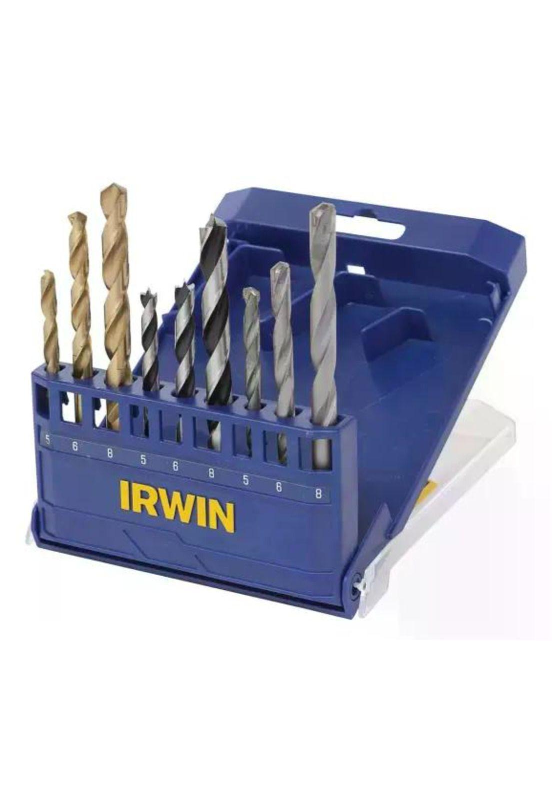 Set De Brocas 9 Piezas Múltiples Irwin Alto Rendimiento-2