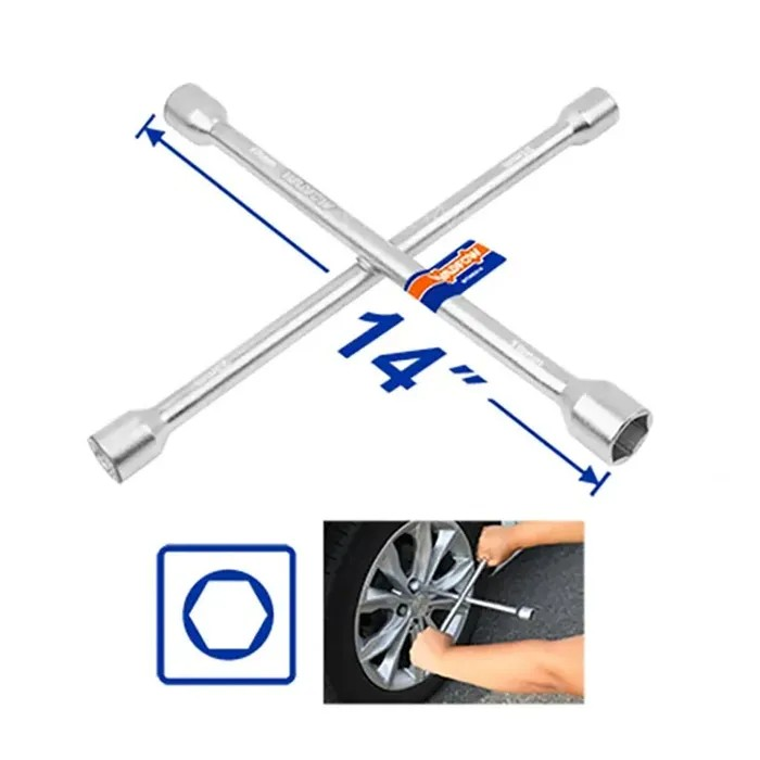 Llave Cruz Para Auto 17 23 Mm 14 Pulgadas Wadfow Wth8314 Veh-5