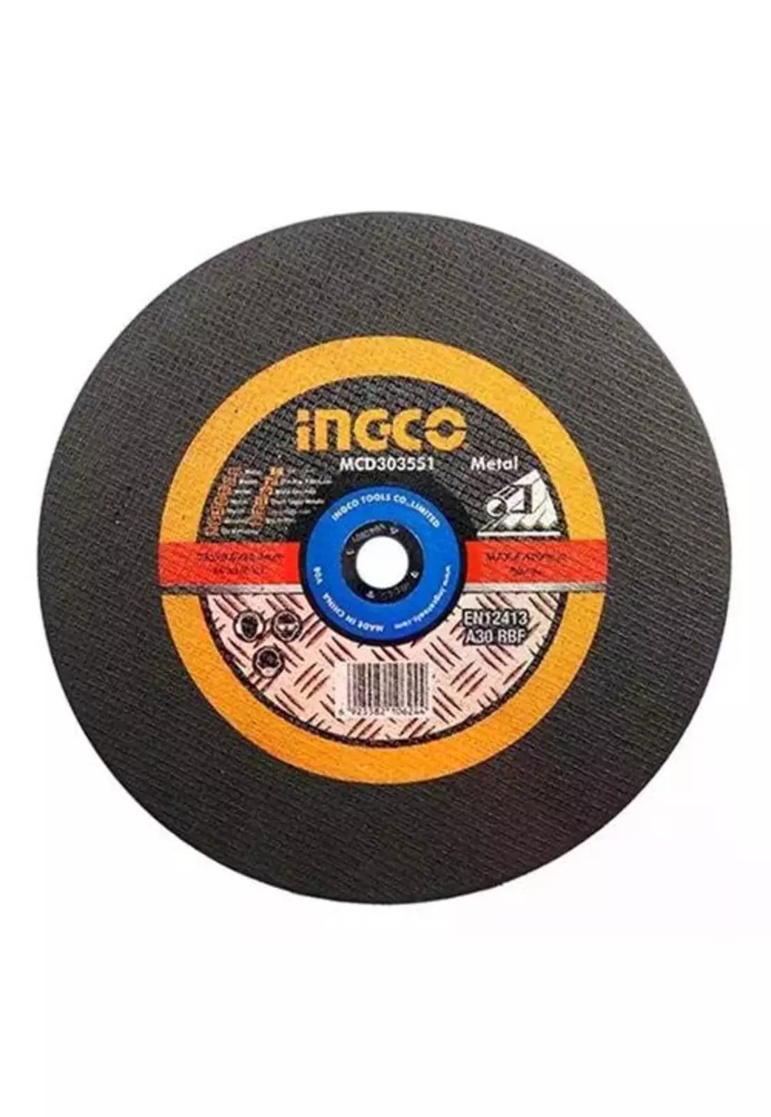 Disco Corte Metal 14 355mm Tronzadora Ingco Mcd303551 Color Negro-1