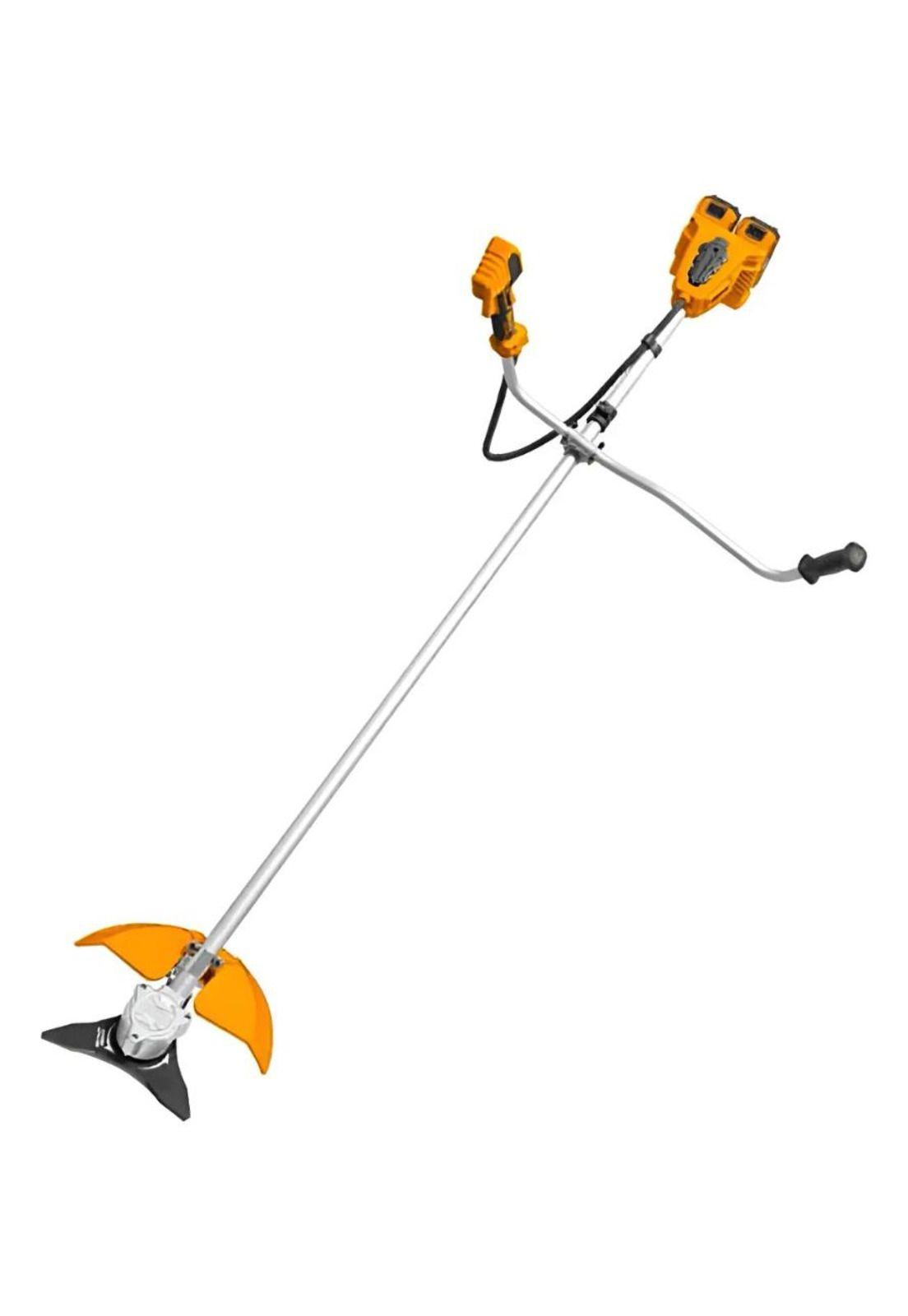 Desbrozadora Desmalezad 40v Industria Ingco +acc Cstli202522 Naranjo/gris-1