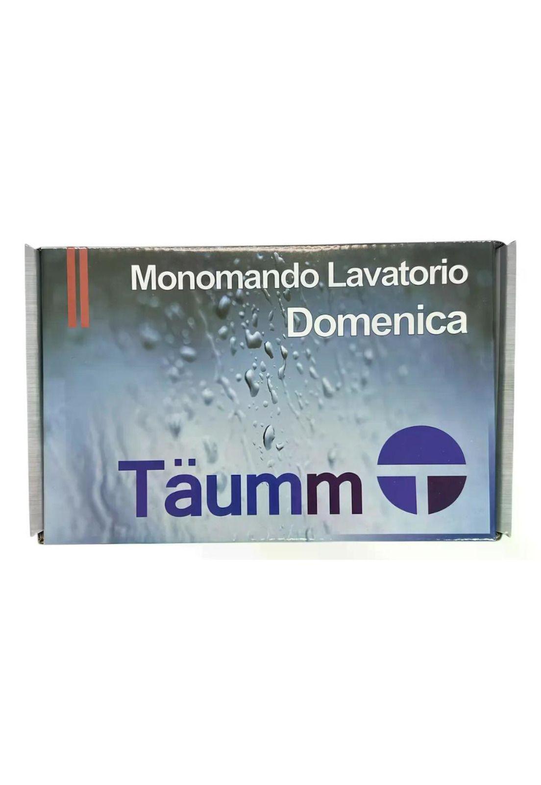 Llave Monomando Lavamanos Baño Domenica - Taumm Blanco Cromado-6