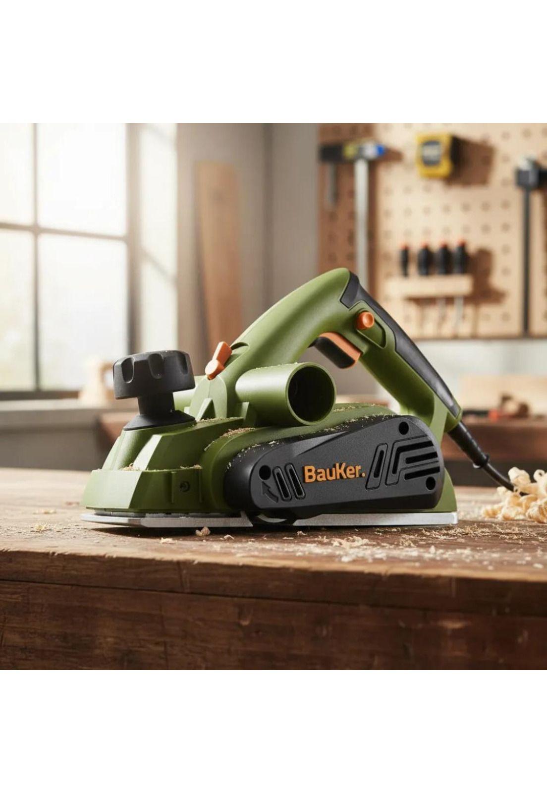 Cepillo Eléctrico Bauker 900w Color Verde/negro/naranjo-1
