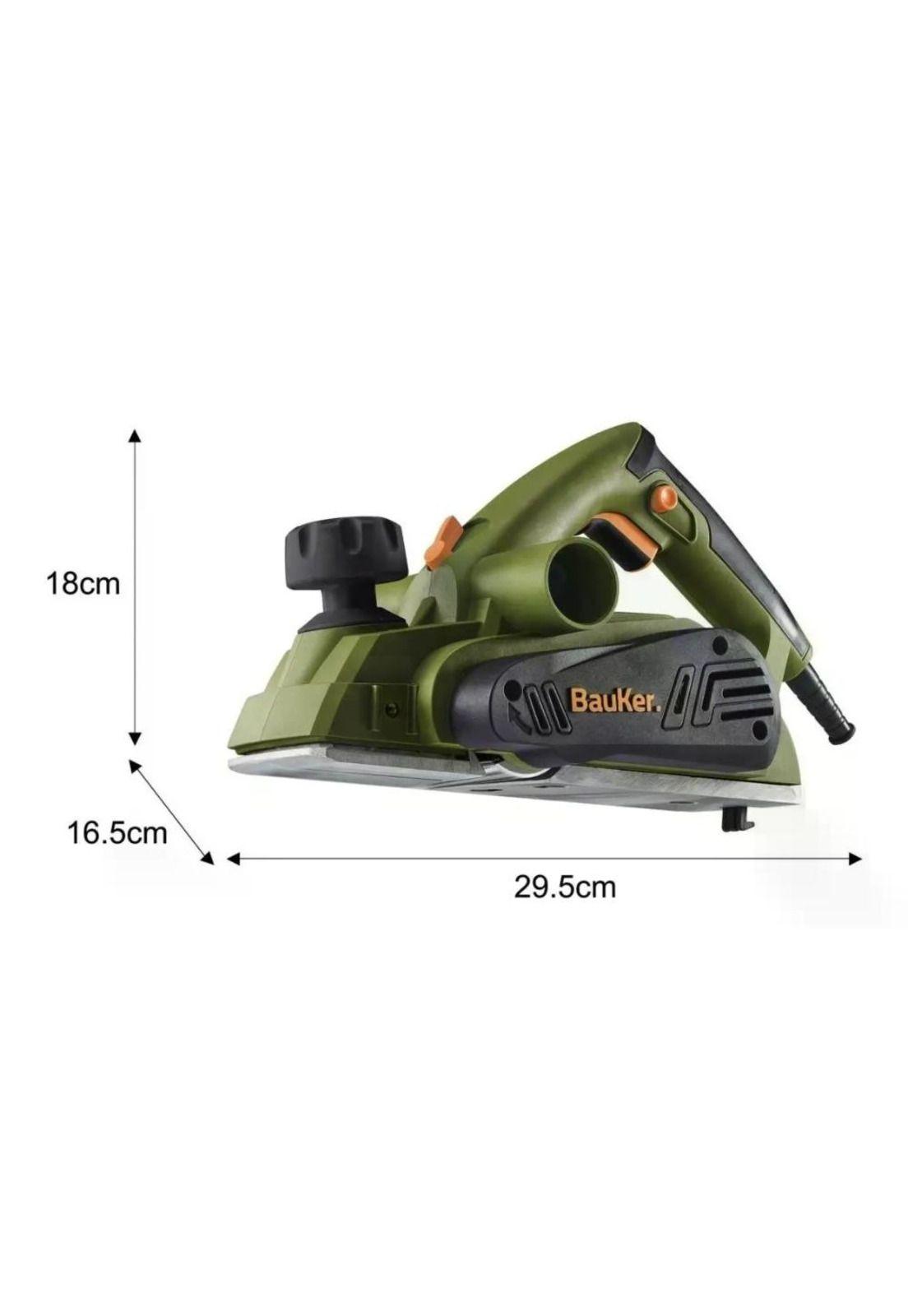 Cepillo Eléctrico Bauker 900w Color Verde/negro/naranjo-8