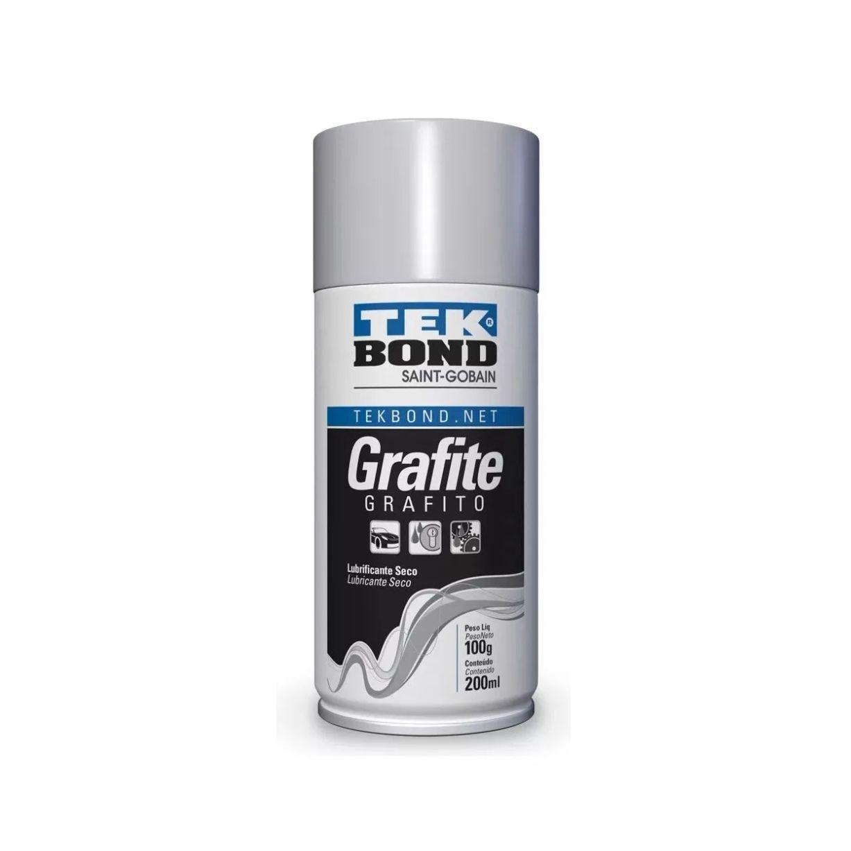Lubricante De Grafito En Spray 200 Ml 100 Gr Lubricante Seco-0