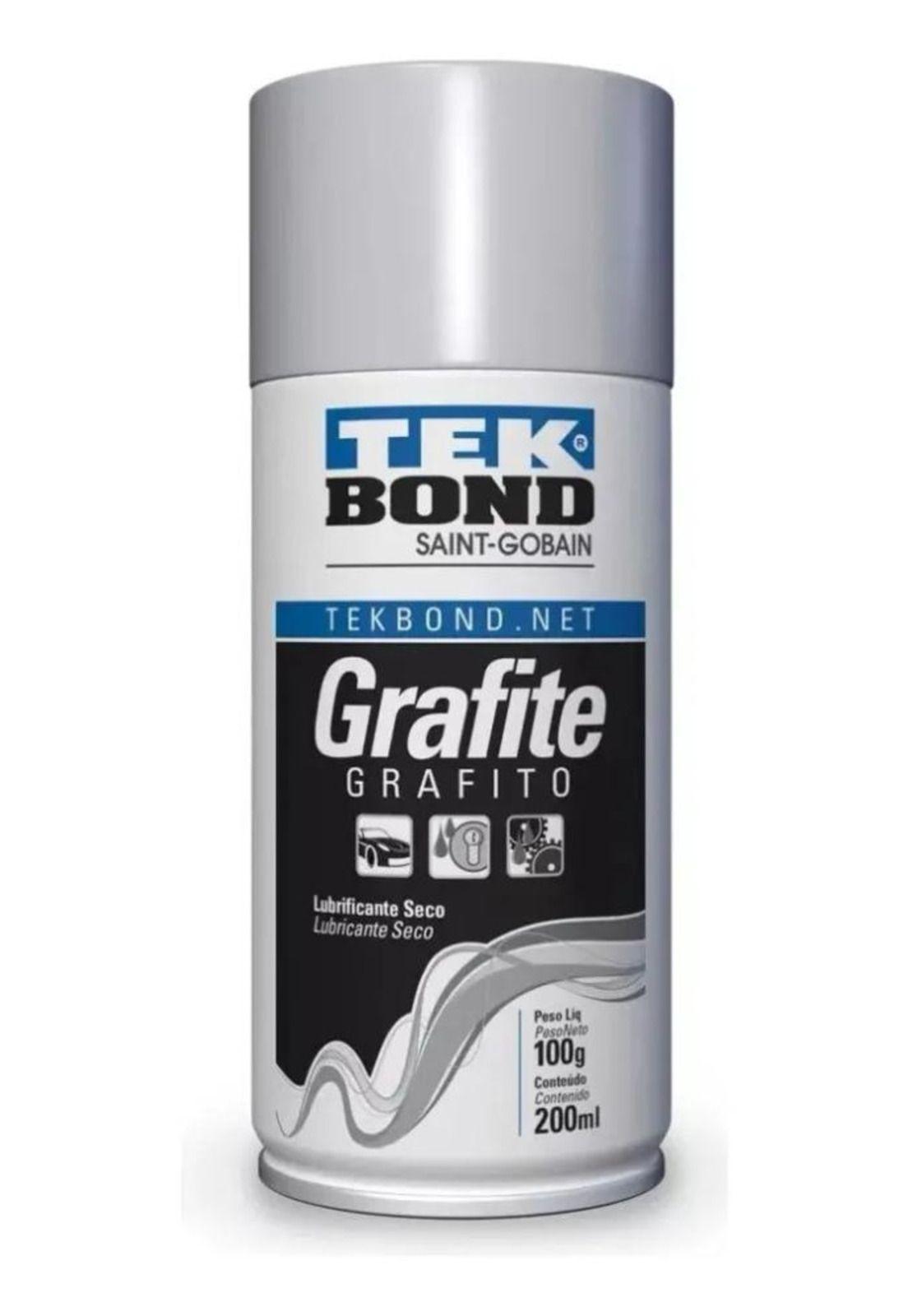 Lubricante De Grafito En Spray 200 Ml 100 Gr Lubricante Seco-0