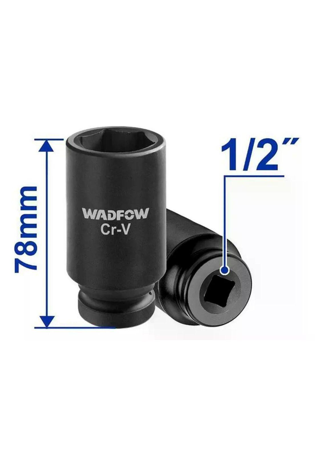 Set Dados De Impacto Largos 10 Pz 1/2 Pulgada Wadfow Wms2d02 Negro-2