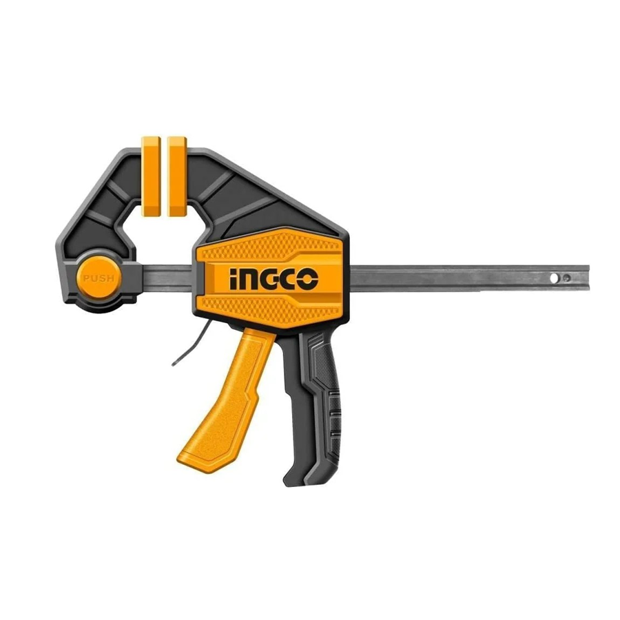 Prensa Sargento Rapida Industrial Ingco 63x150 Mm Hqbc01601-0