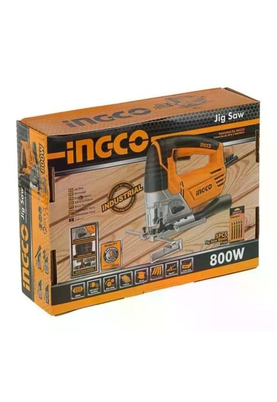 Sierra Caladora Cable Ingco Js80028 - 800 W Con 5 Sierras-6