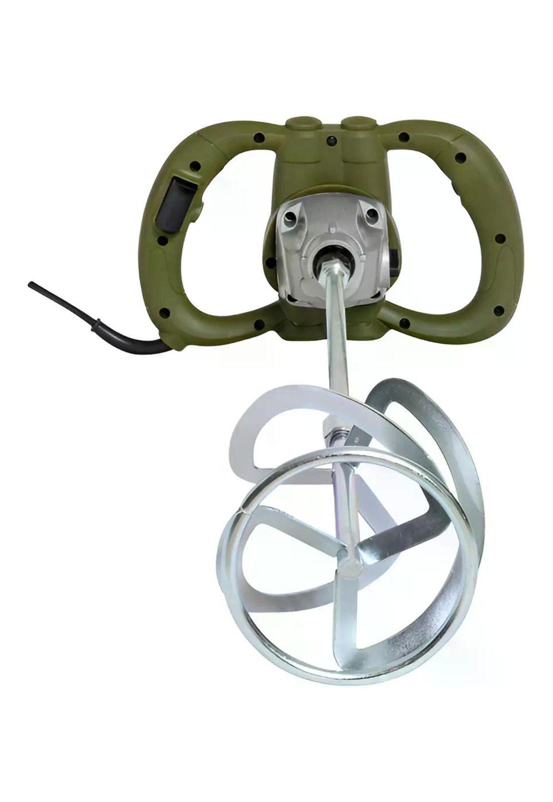 Mezclador Hormigón Bauker 1400w 800rpm Mango Plástico Concreto-8