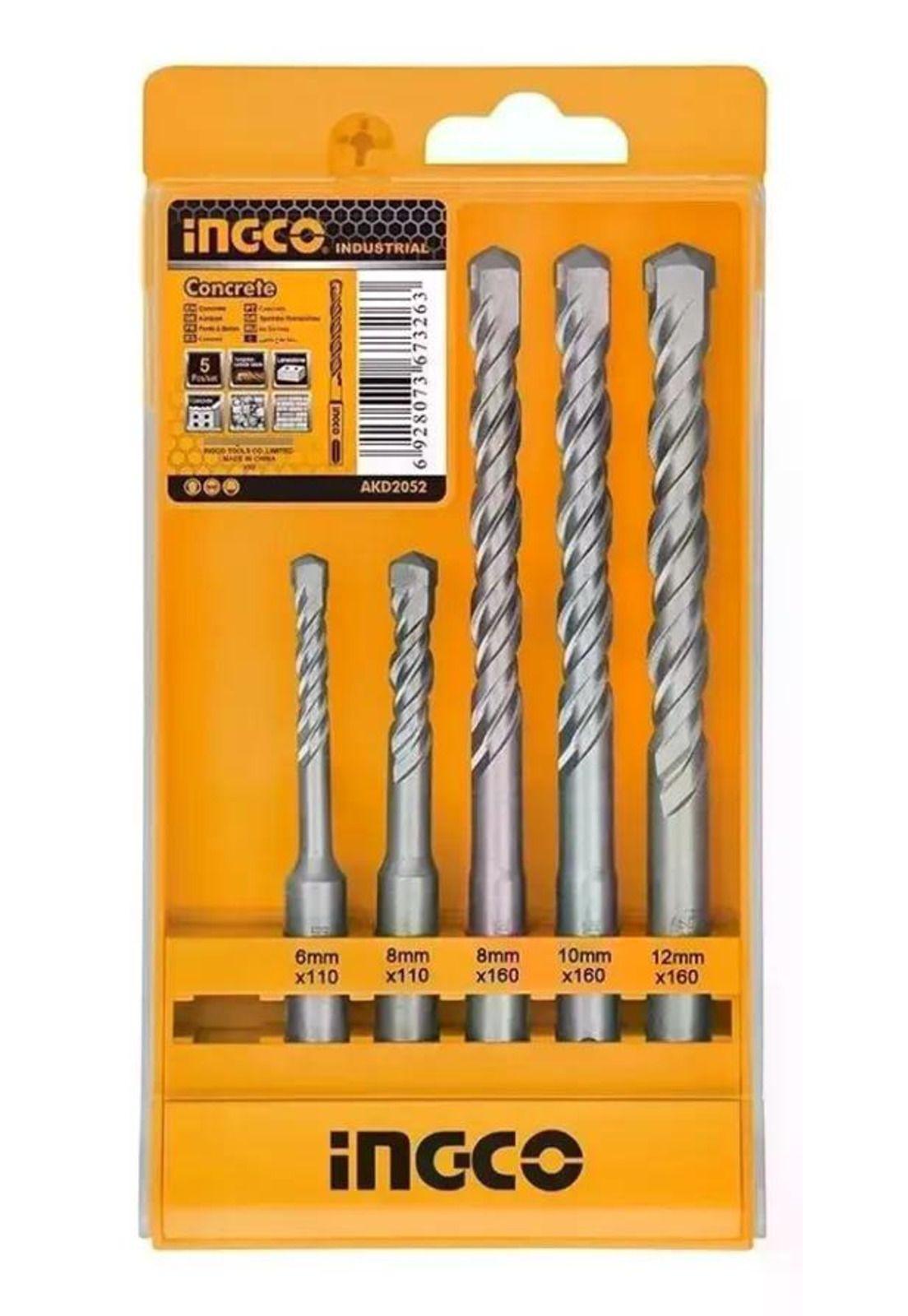 Set Brocas Sds Plus Para Concreto 5 Piezas Industrial 6-12mm-6