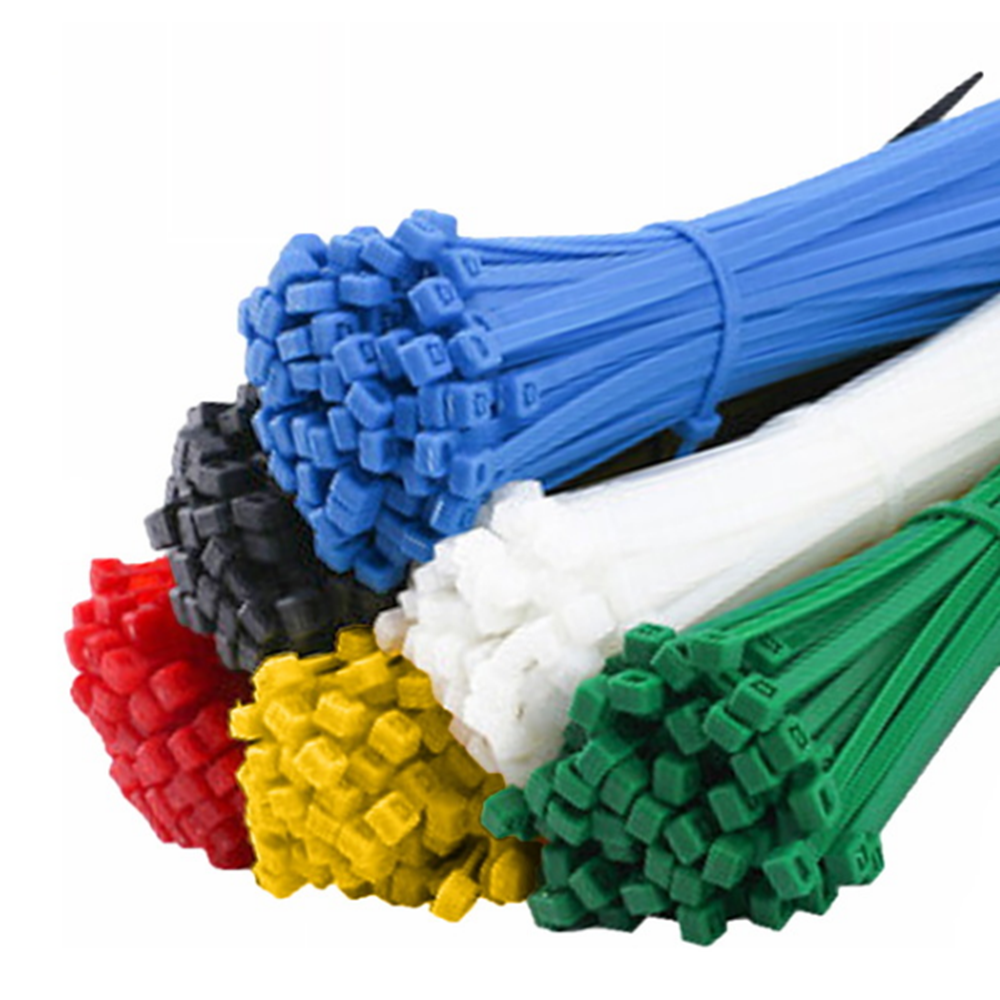 Set 200 Amarras Plasticas Wadfow 2.5-3.6x100-200 Mm 5 Colores-1