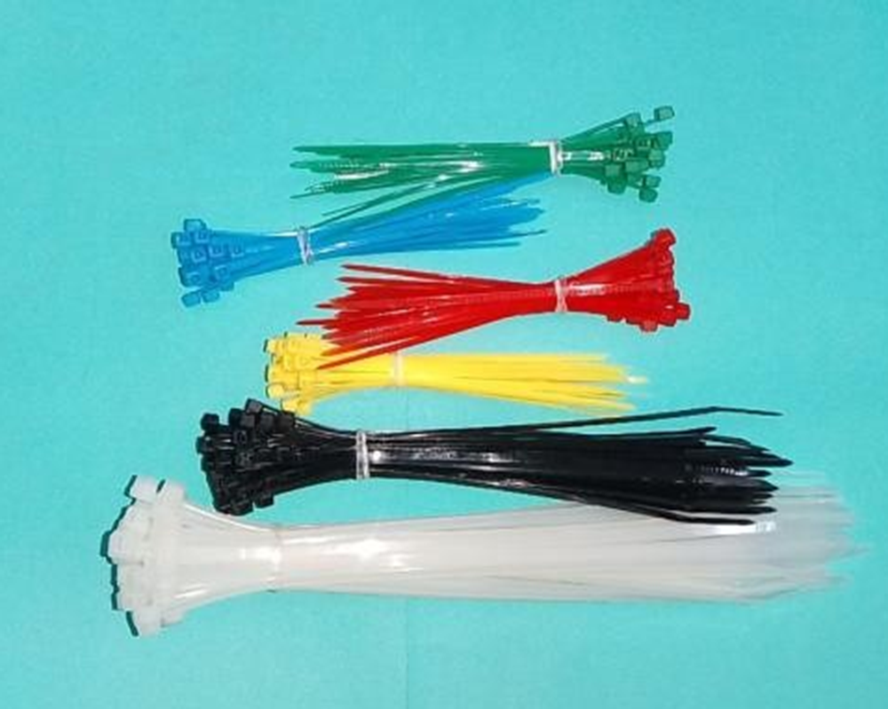 Set 200 Amarras Plasticas Wadfow 2.5-3.6x100-200 Mm 5 Colores-2