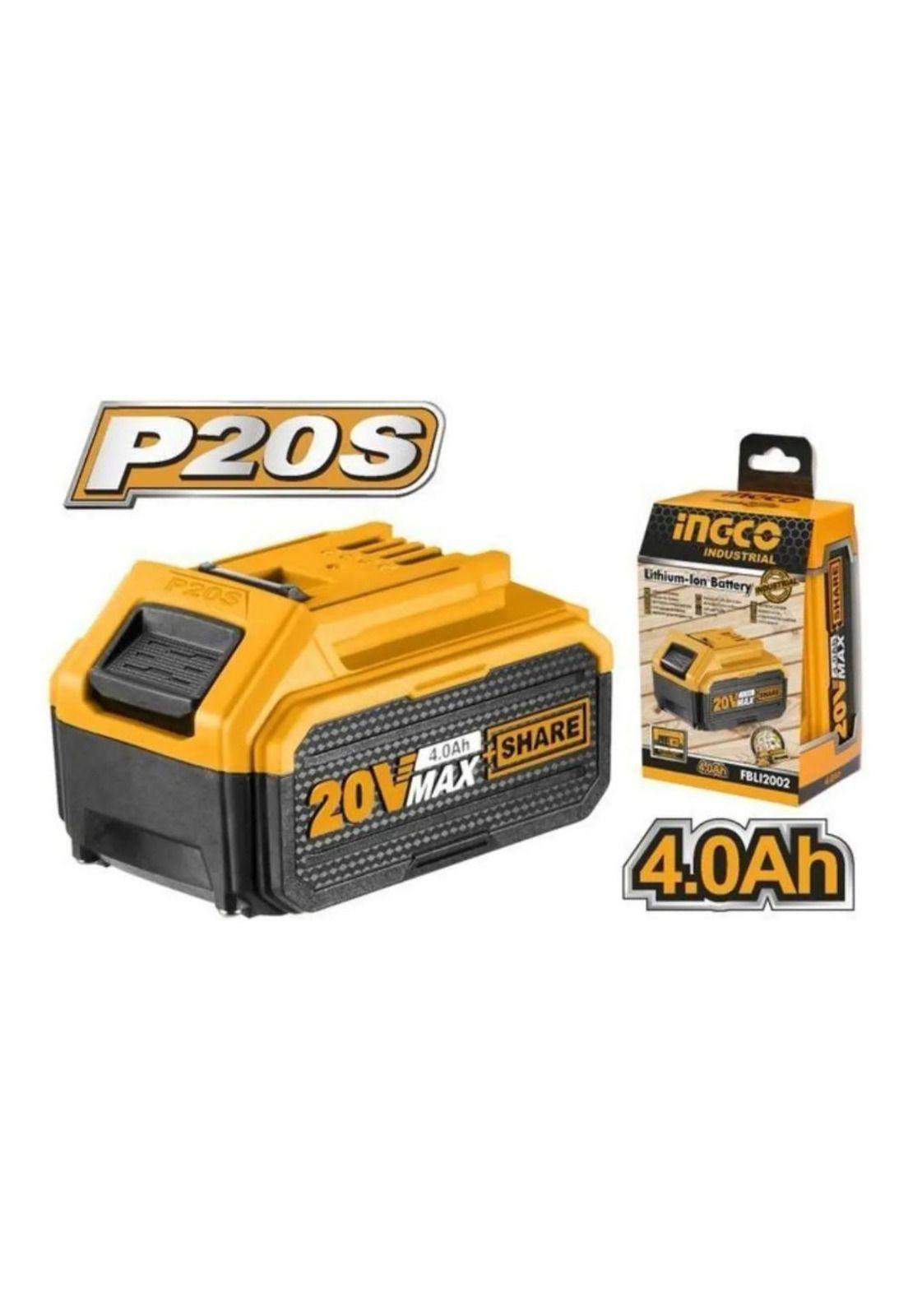 Batería De Litio 20v 4ah Para Herramientas Ingco P20s-6