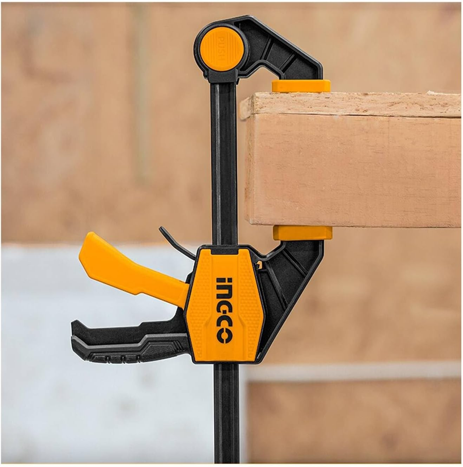 Prensa Sargento Rapida Industrial 80x600mm Ingco Hqbc24802-2