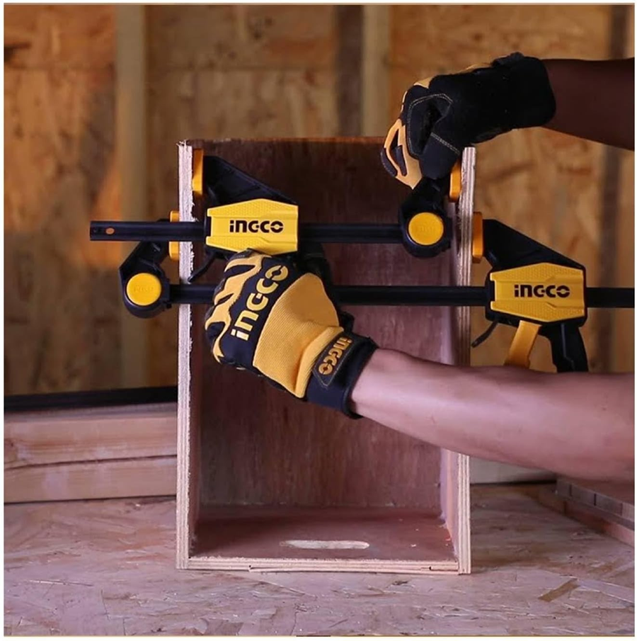 Prensa Sargento Rapida Industrial 80x600mm Ingco Hqbc24802-3