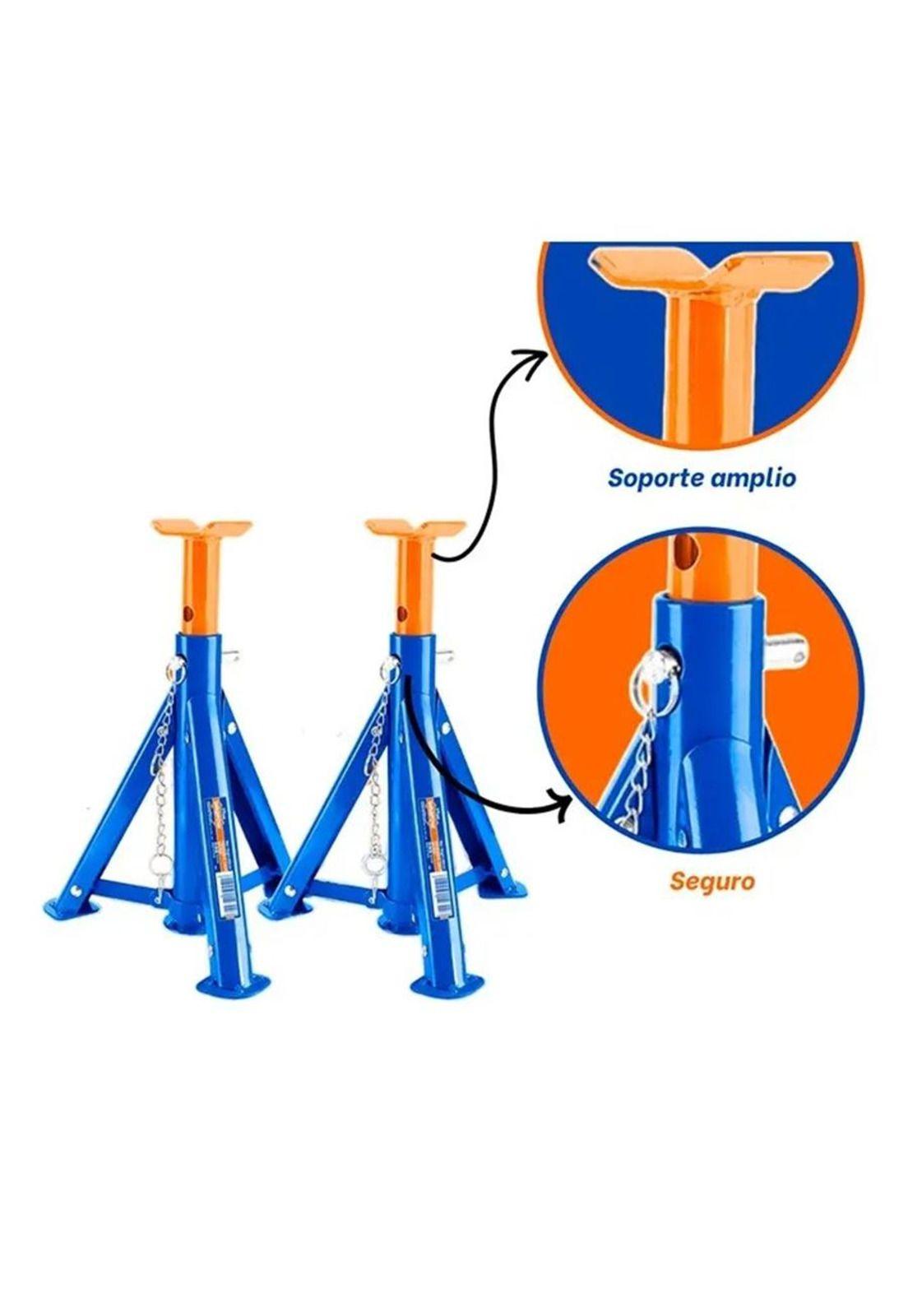 Set de 2 Banquillos  Elevacion 2 Toneladas Wadfow WHJ3502-4