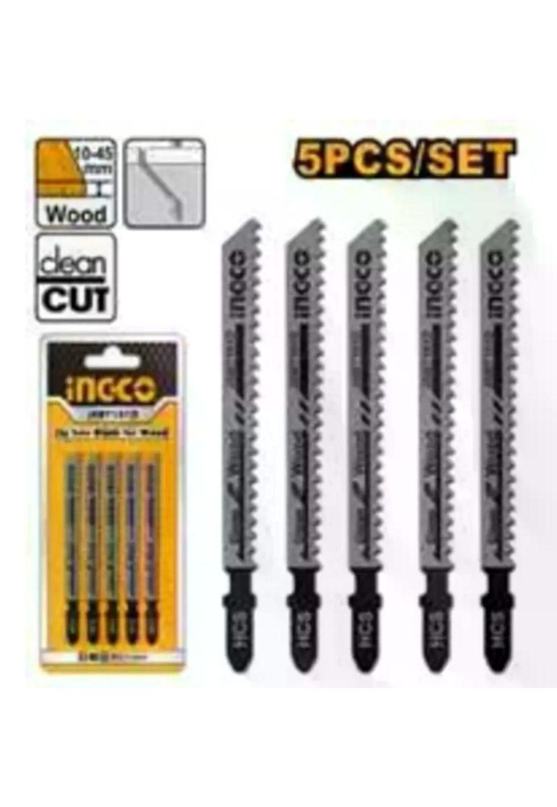 Set Jgo De Hojas Para Sierra Caladora P/ Madera 5 Pcs Ingco-4