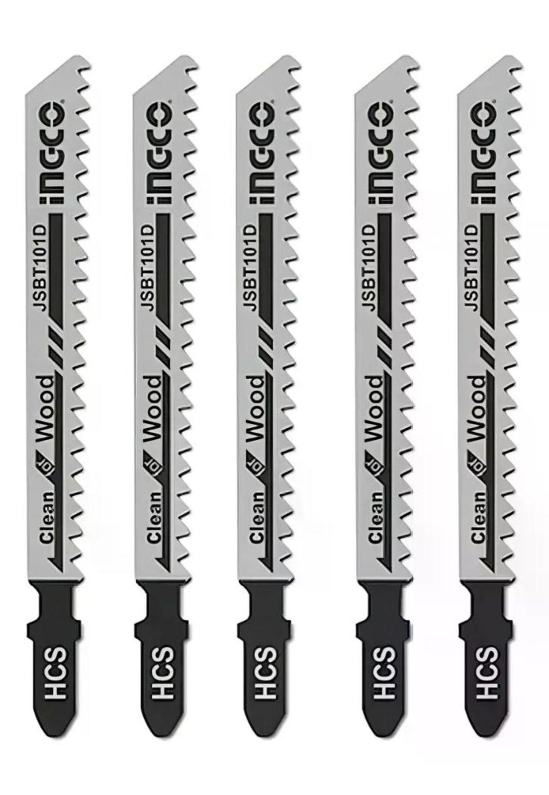 Set Jgo De Hojas Para Sierra Caladora P/ Madera 5 Pcs Ingco-5