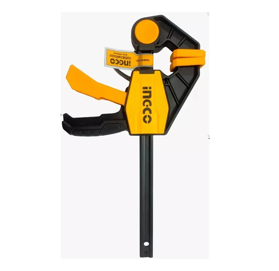 Prensa Sargento Rapida Industrial Ingco 63x450 Mm Hqbc01603-3