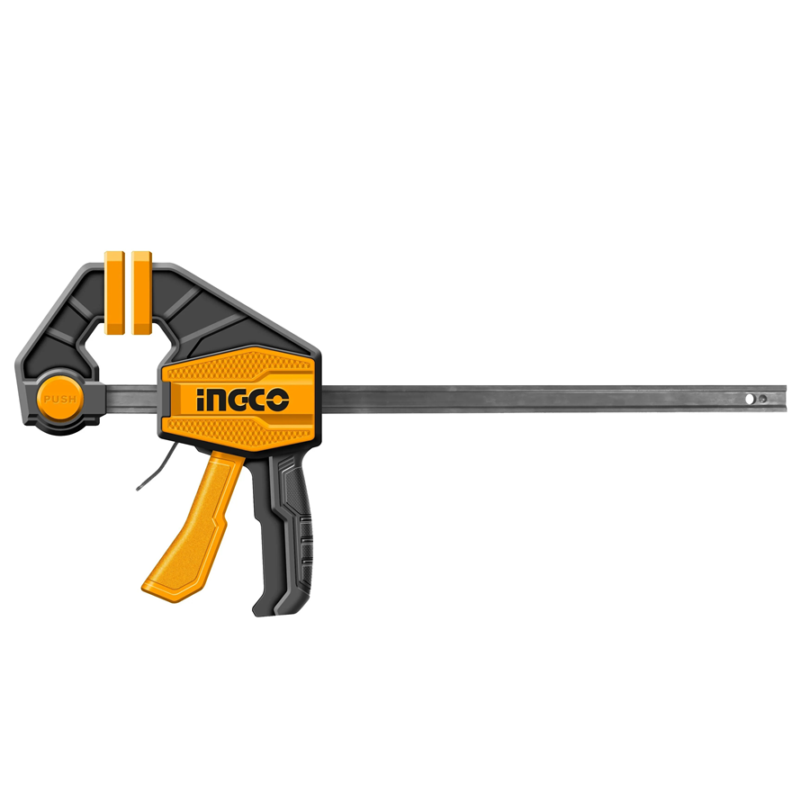 Prensa Sargento Rapida Industrial Ingco 63x450 Mm Hqbc01603-6