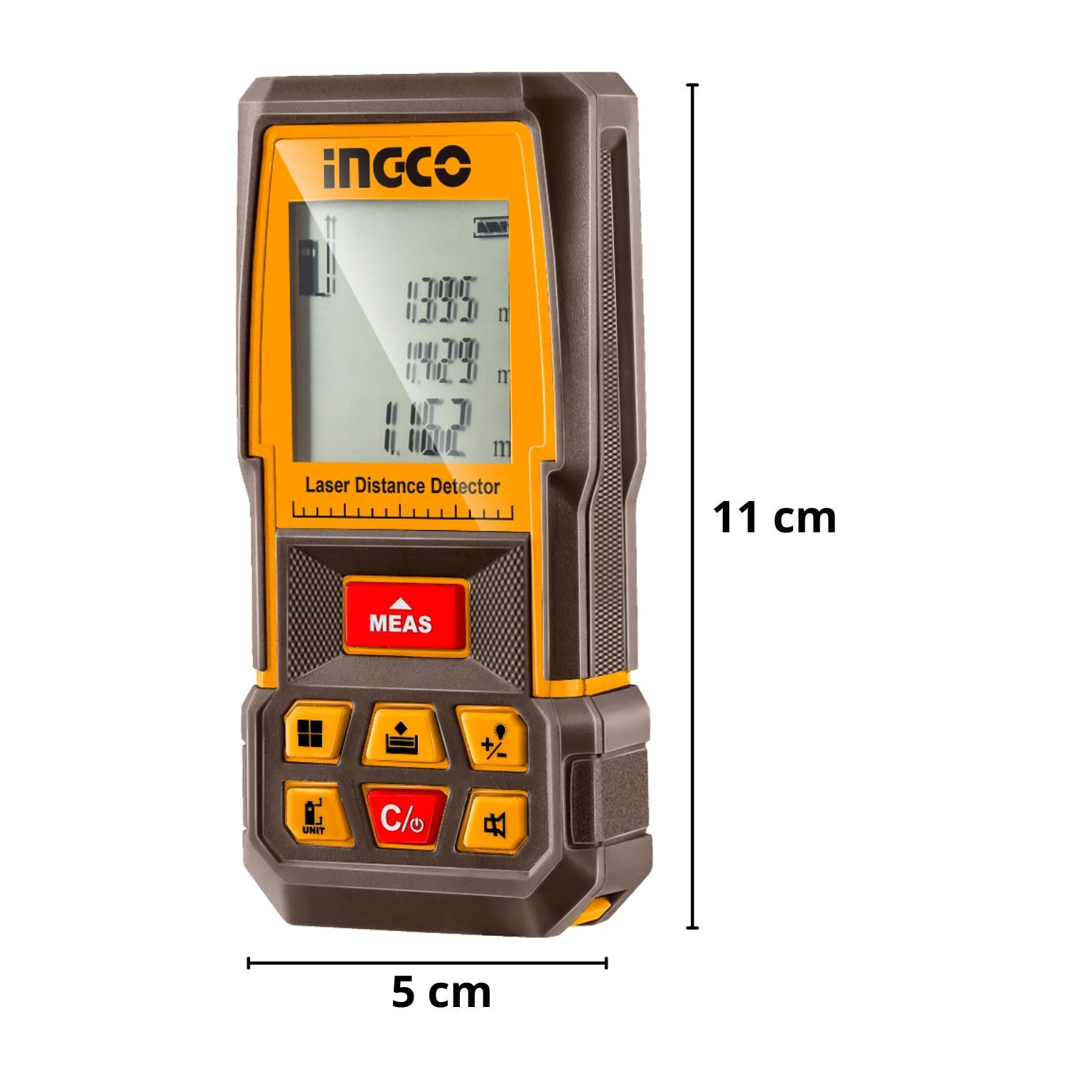 Nivel Laser 35m + Medidor De Distancia 75m Ingco Cosll0401-4