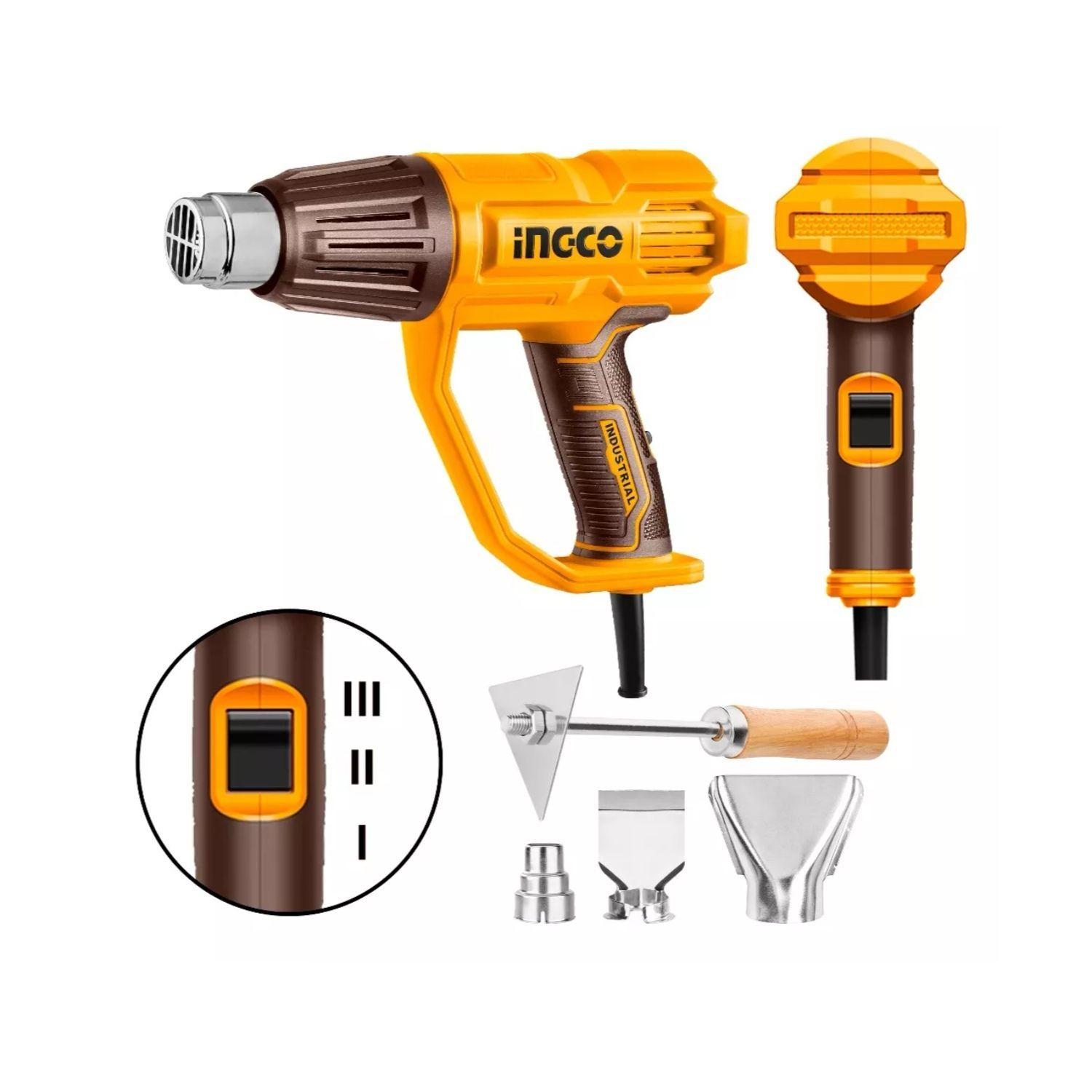 Pistola De Calor Industrial Ingco Análoga 2000w Hg200078-0