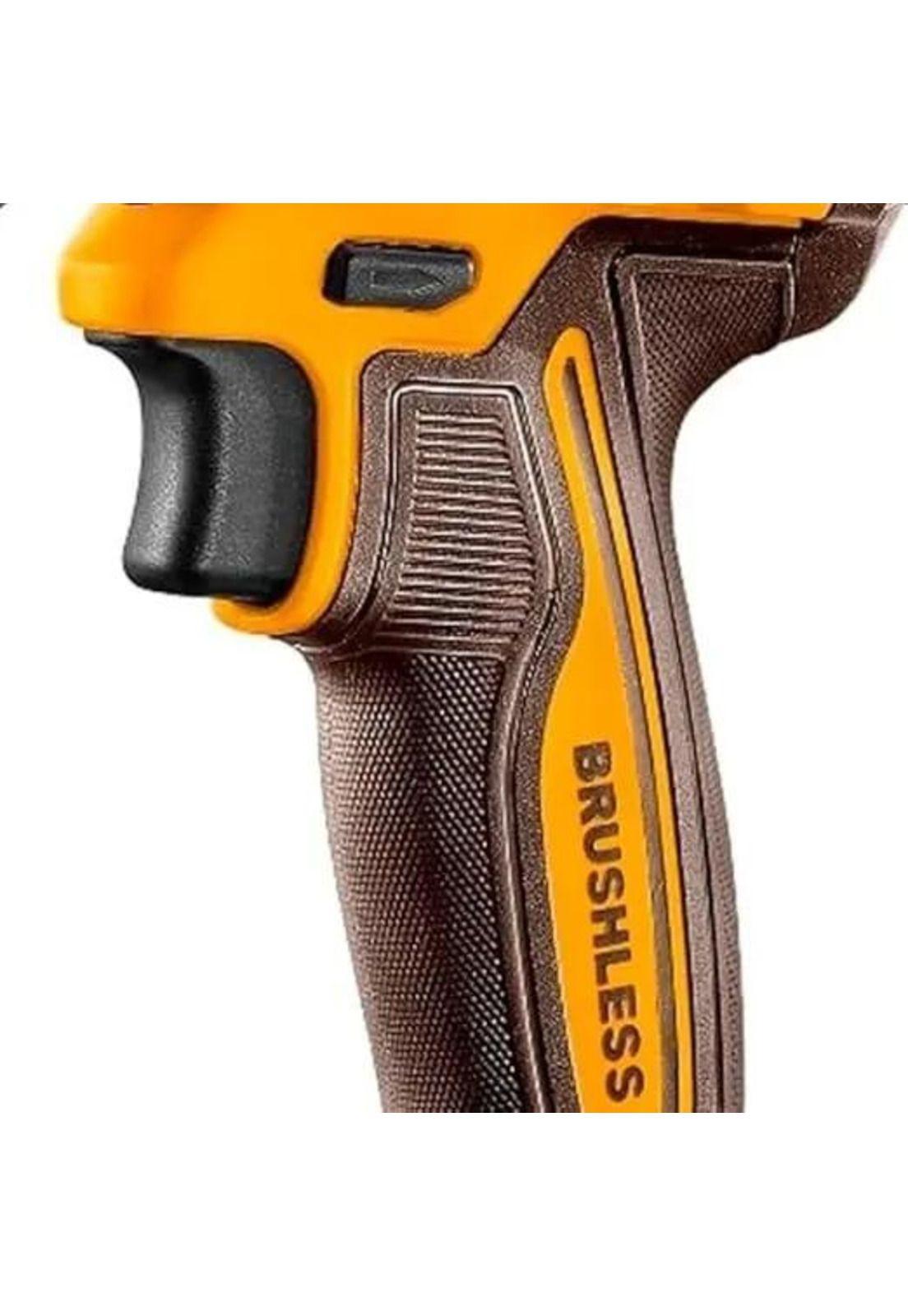 Taladro Atornillador Ingco Brushless +bat+ Carg Cidli20602-7 Naranja/marrón 50 Hz/60 Hz-4