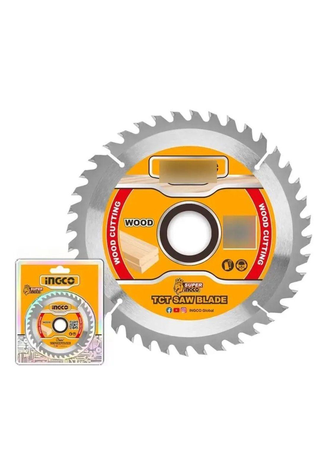 Disco Sierra Circular Madera 24t 185mm 7 1/4 Ingco Tsb118511 Gris-0