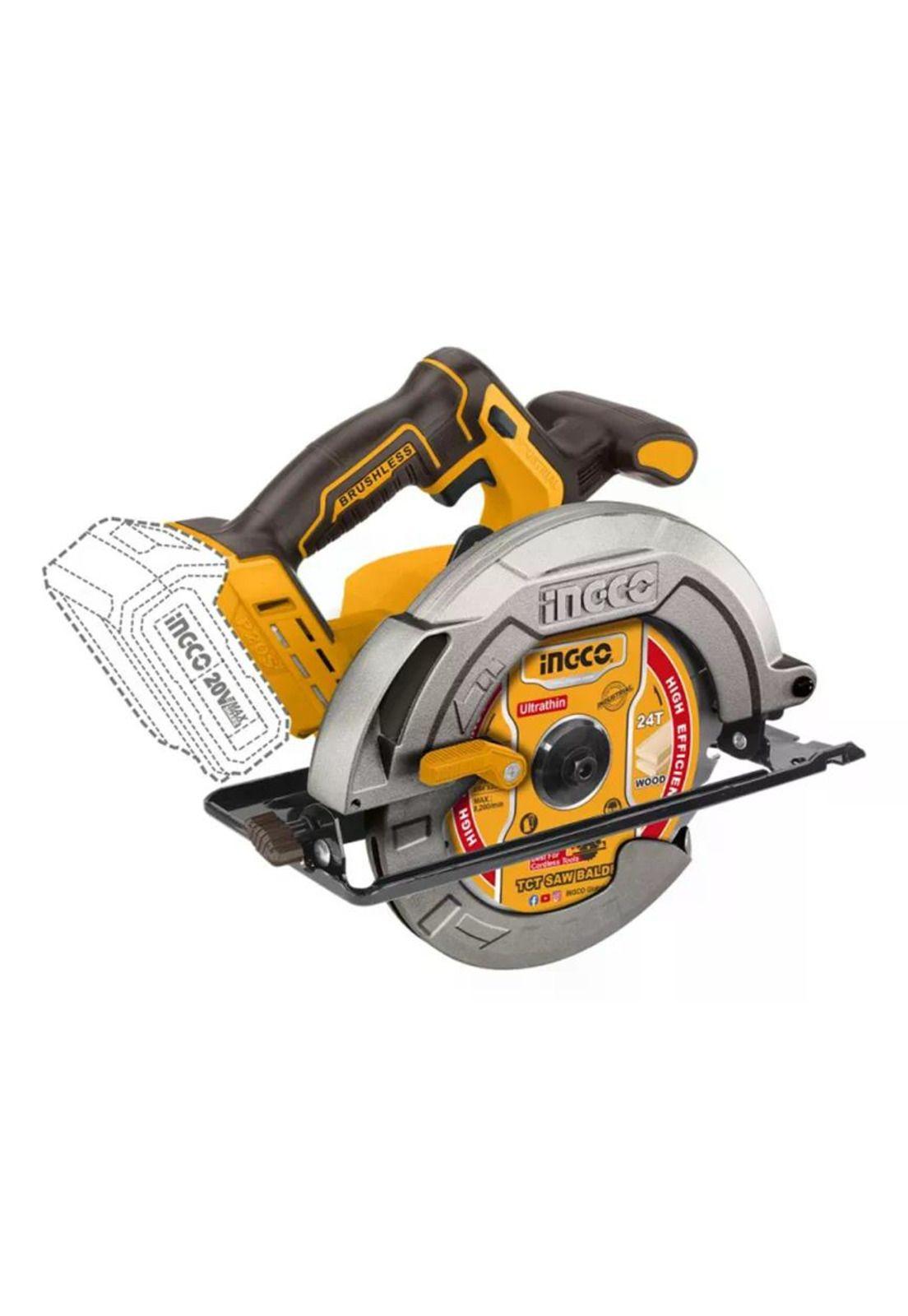 Disco Sierra Circular Madera 24t 185mm 7 1/4 Ingco Tsb118511 Gris-2