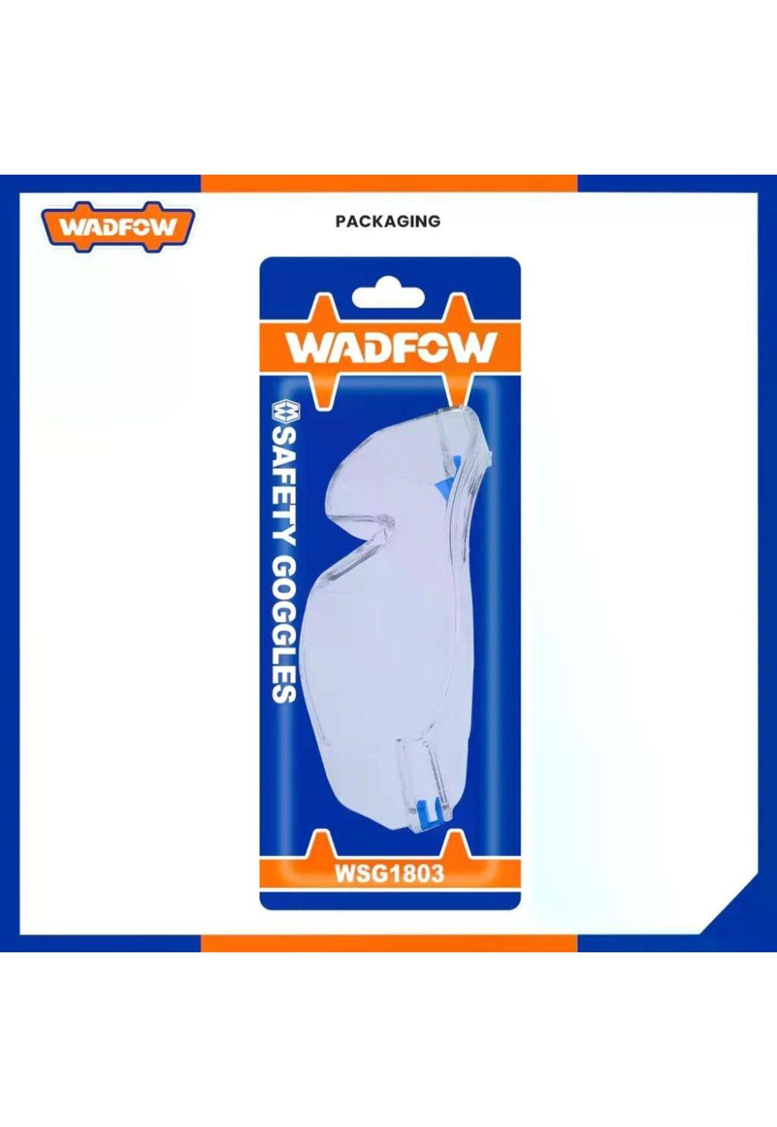 Lentes De Seguridad Transparente Wadfow Full-slice Wsg1803 Transparente-1