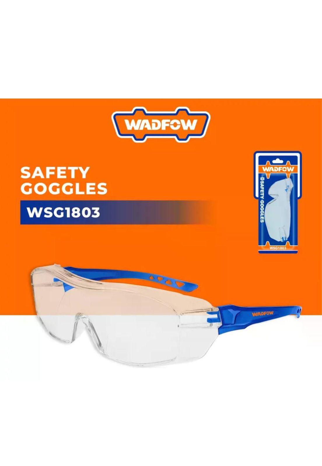 Lentes De Seguridad Transparente Wadfow Full-slice Wsg1803 Transparente-2