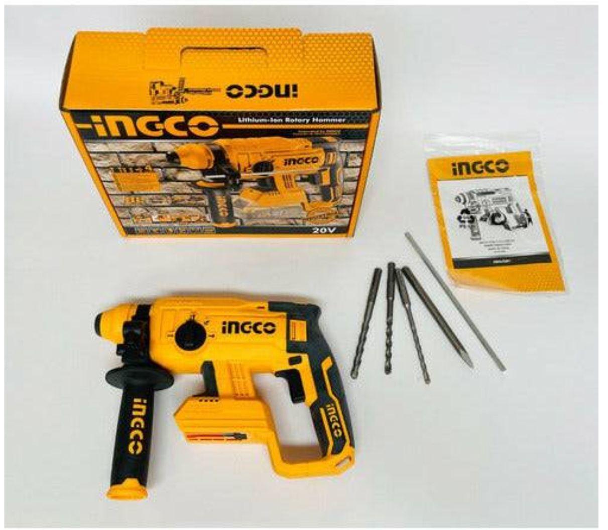 Rotomartillo Inalámbrico Brushless Ingco 20v Industrial Crhli2201-2