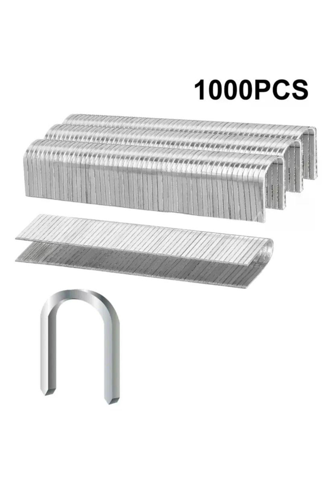 Grampas U P/ Engrampadora 10mm X 1000 Pcs Ingco Sts0412 Color Plateado-2