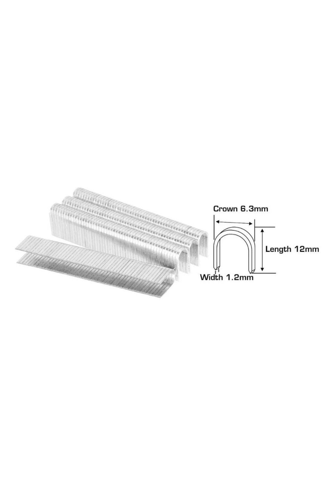 Grampas U P/ Engrampadora 10mm X 1000 Pcs Ingco Sts0412 Color Plateado-5